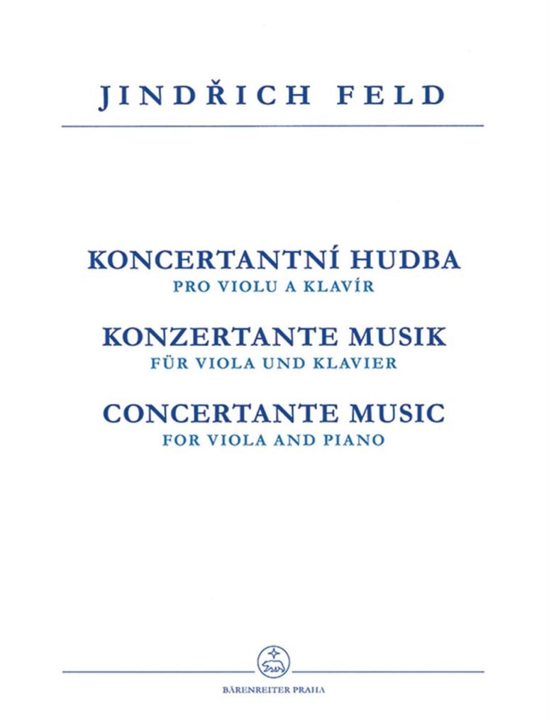 Konzertante Musik fur Bratsche und Klavier